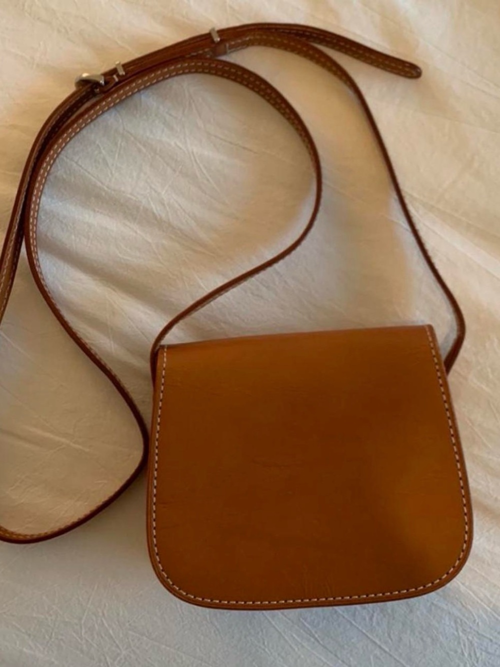 Vintage Courreges Mini Leather Crossbody Bag - Picture 2 of 4